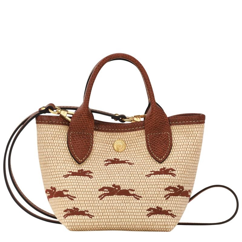 Brown Women's Longchamp Le Panier Pliage XS Basket Bag | SKZWP-6203