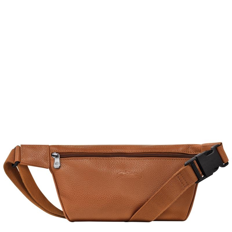 Caramel Brown Men's Longchamp Le Foulonné M Belt Bags | LDWHP-2487