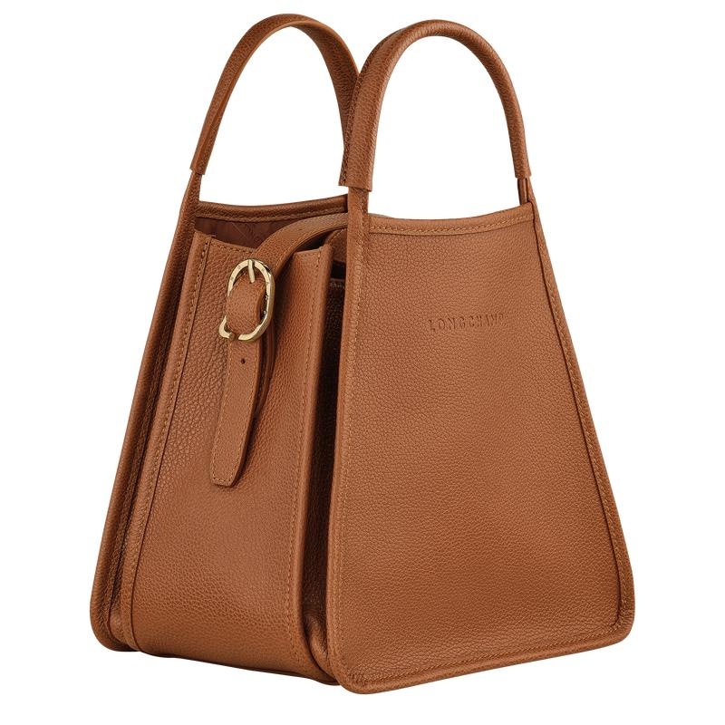 Caramel Brown Women's Longchamp Le Foulonné S Handbags | EPABL-3087