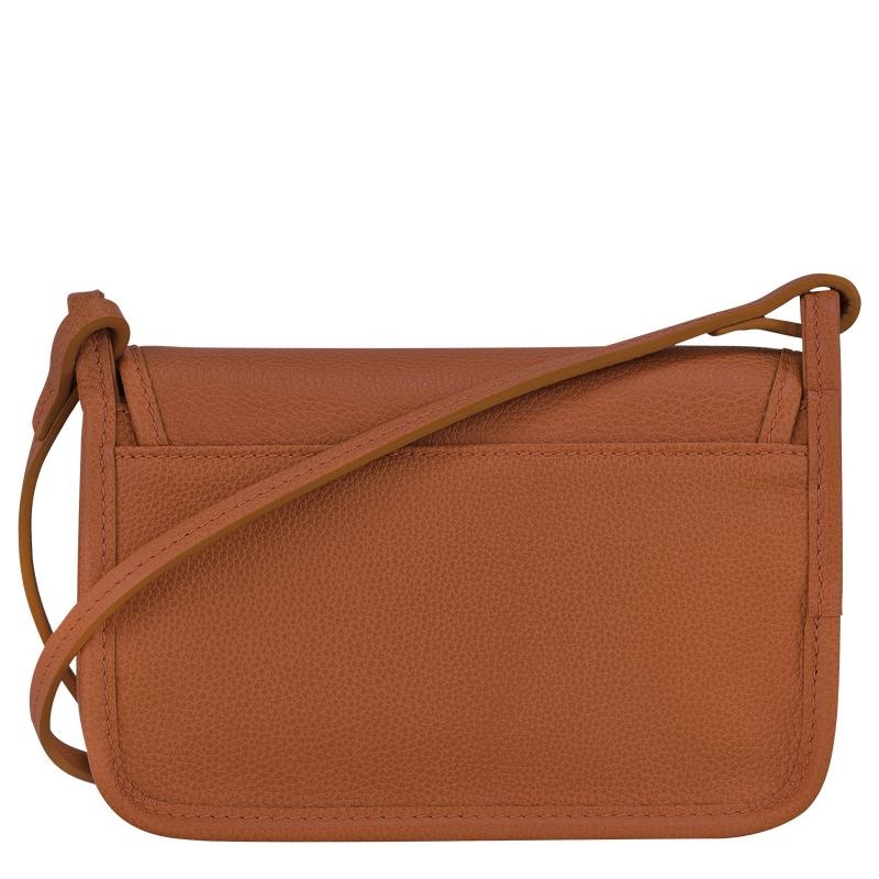 Caramel Brown Women's Longchamp Le Foulonné XS Clutch Bag | BYCAN-8036