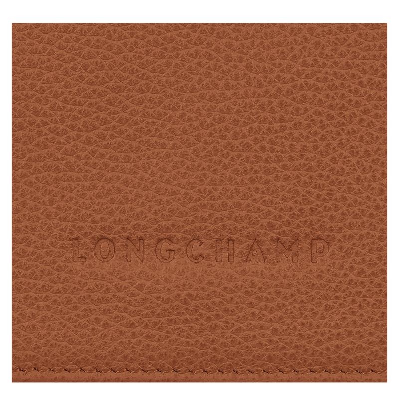 Caramel Brown Women's Longchamp Le Foulonné Wallets | RIJEM-1468