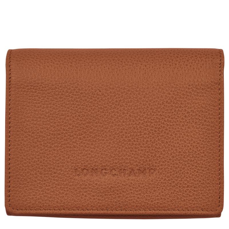 Caramel Brown Women\'s Longchamp Le Foulonné Wallets | RIJEM-1468