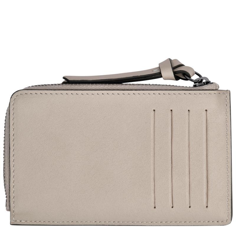 Clay Grey Men's Longchamp 3D Cardholders | PSVTX-1369