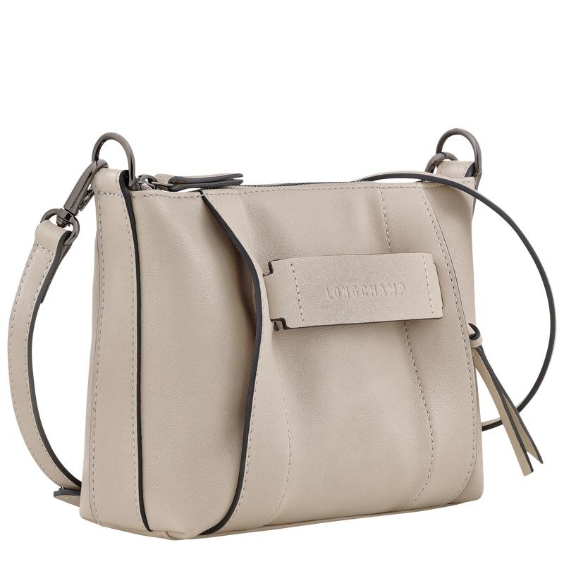 Clay Grey Women's Longchamp 3D S Crossbody Bags | TOVSB-1947