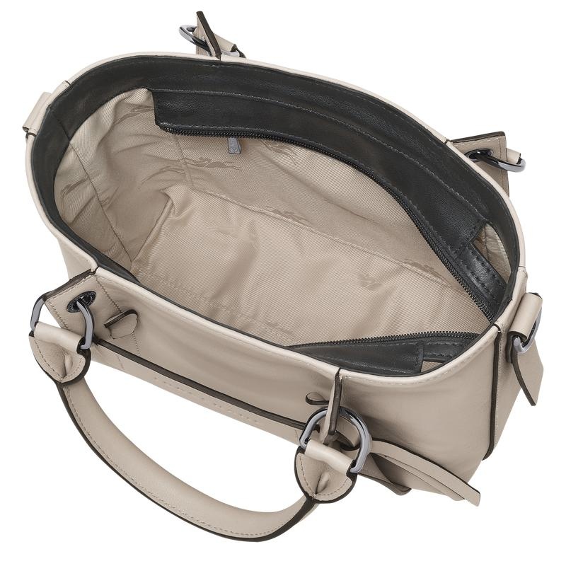 Clay Grey Women's Longchamp 3D S Handbags | QOBKH-8647