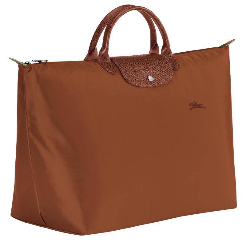 Cognac Brown Men's Longchamp Le Pliage Green S Travel Bags | TFDPA-0645