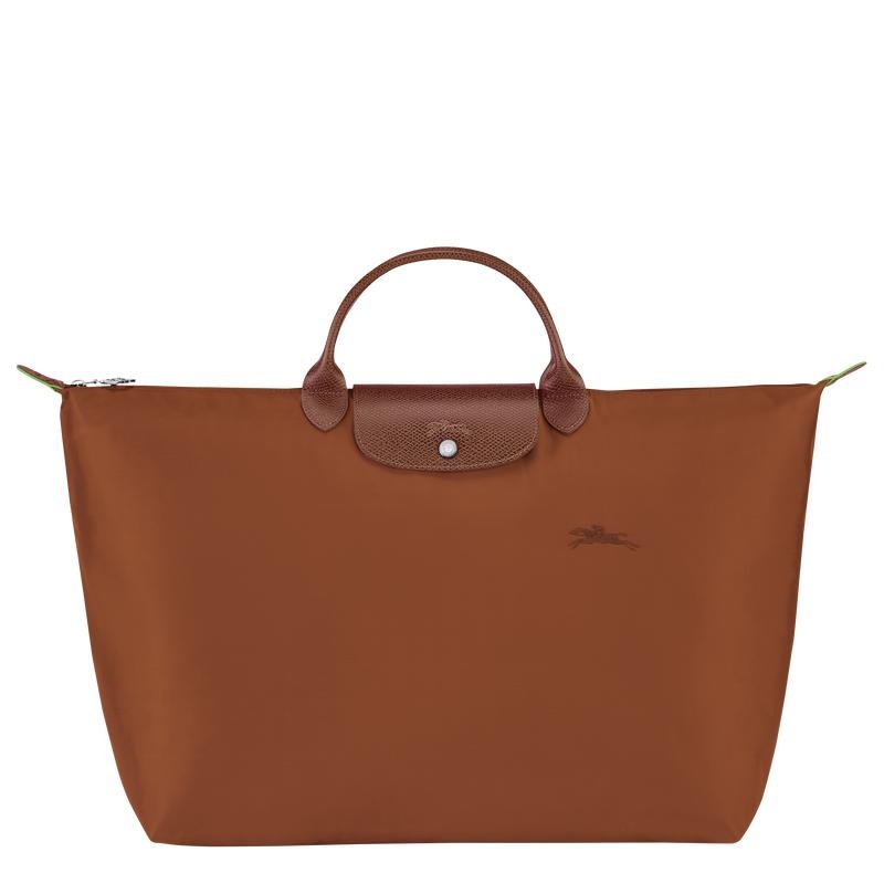 Cognac Brown Men\'s Longchamp Le Pliage Green S Travel Bags | TFDPA-0645