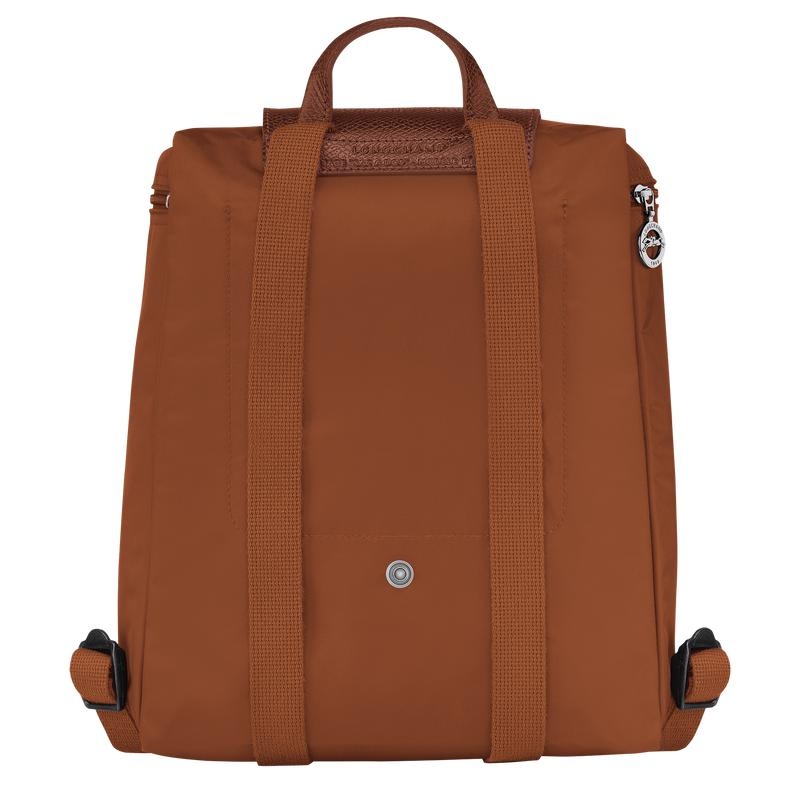 Cognac Brown Men's Longchamp Le Pliage Green M Backpacks | PJIXO-5169