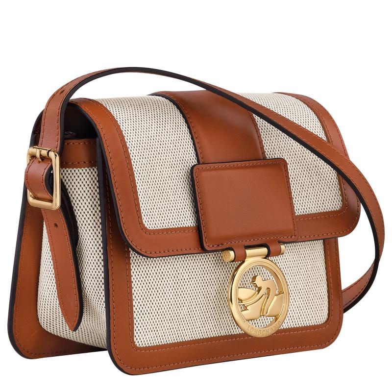 Cognac Brown Women's Longchamp Box-Trot S Crossbody Bags | QRFUI-6214