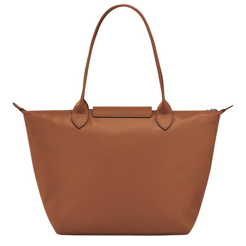 Cognac Brown Women's Longchamp Le Pliage Xtra M Tote Bag | PXRLU-8495