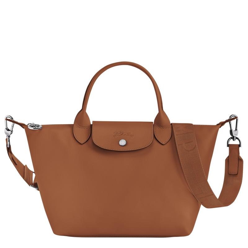 Cognac Brown Women\'s Longchamp Le Pliage Xtra S Handbags | UTVXA-6570