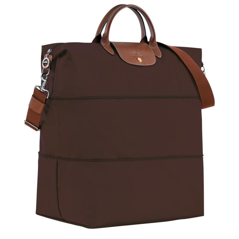 Ebony Brown Men's Longchamp Le Pliage Original expandable Travel Bags | IJHYC-8341