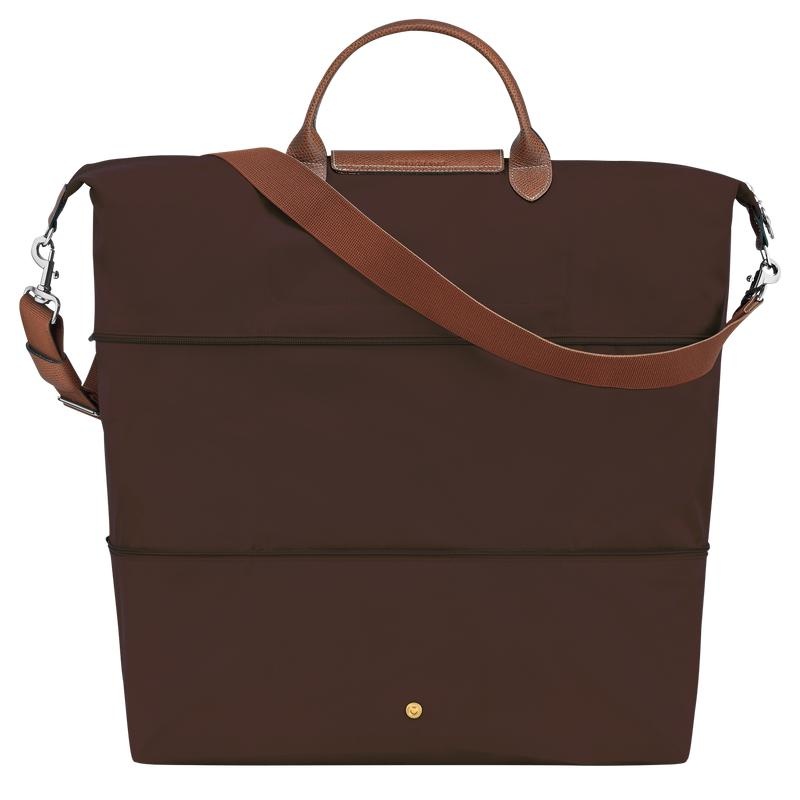 Ebony Brown Men's Longchamp Le Pliage Original expandable Travel Bags | IJHYC-8341