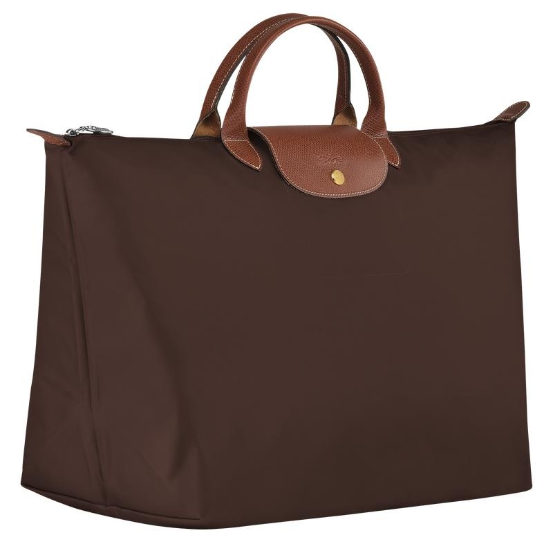 Ebony Brown Women's Longchamp Le Pliage Original S Travel Bags | LZEOM-8146