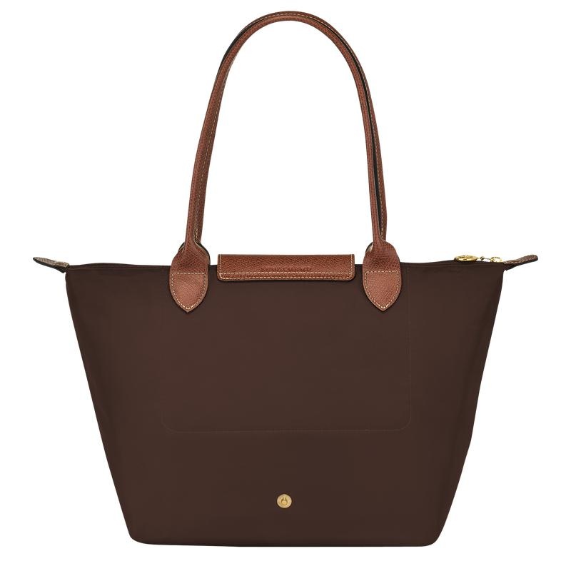 Ebony Brown Women's Longchamp Le Pliage Original M Tote Bag | PLIHF-7980