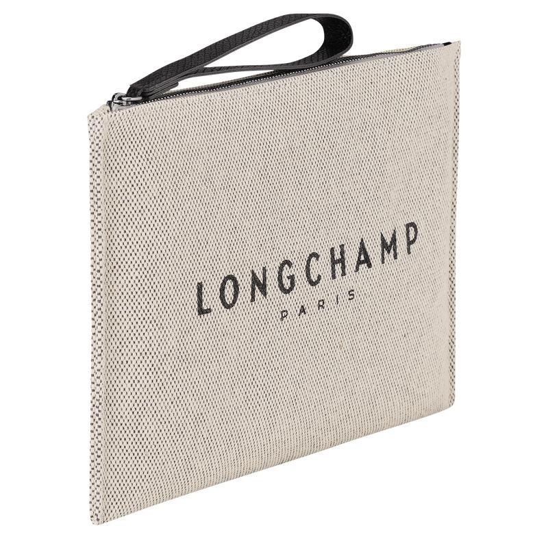 Ecru White Women's Longchamp Essential Pouches | PIJUN-9248