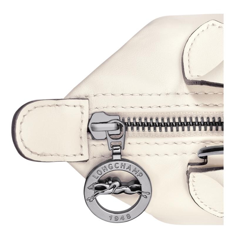 Ecru White Women's Longchamp Le Pliage Xtra XS Handbags | RDNSI-5984