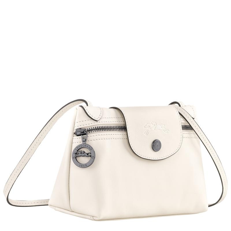 Ecru White Women's Longchamp Le Pliage Xtra XS Crossbody Bags | DQJUN-6741