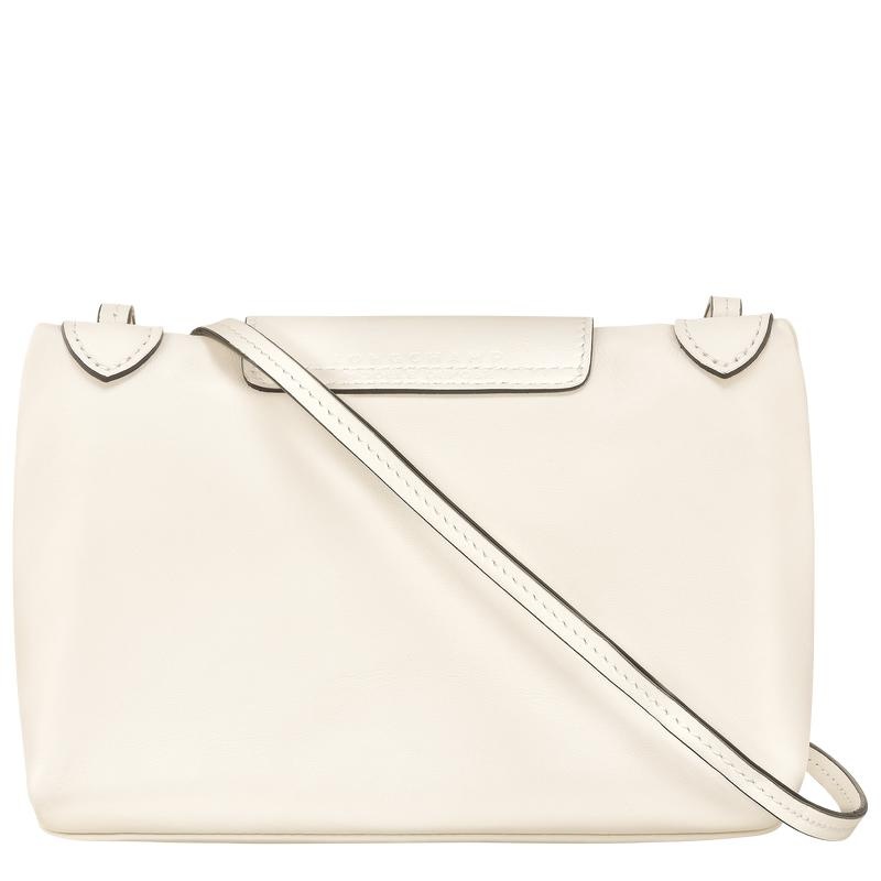 Ecru White Women's Longchamp Le Pliage Xtra XS Crossbody Bags | DQJUN-6741