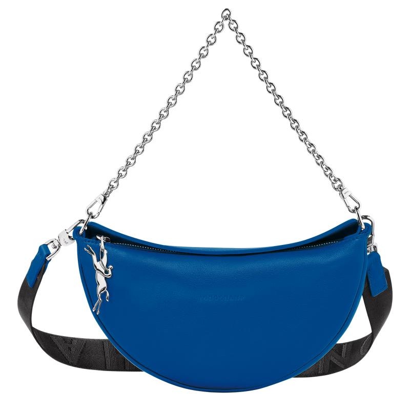 Electric Blue Women\'s Longchamp Smile S Crossbody Bags | AFIVH-8962