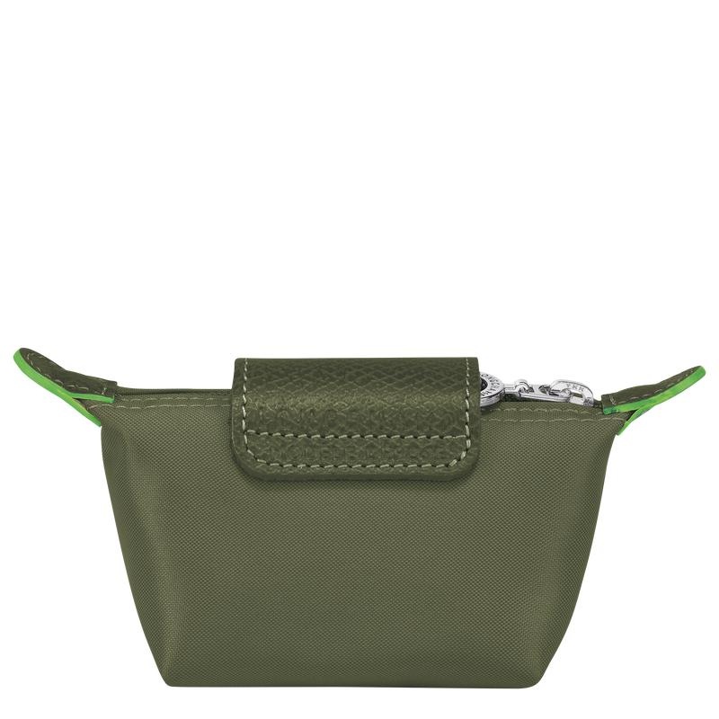 Forest Green Men's Longchamp Le Pliage Green Coin Purses | OMKFC-8964