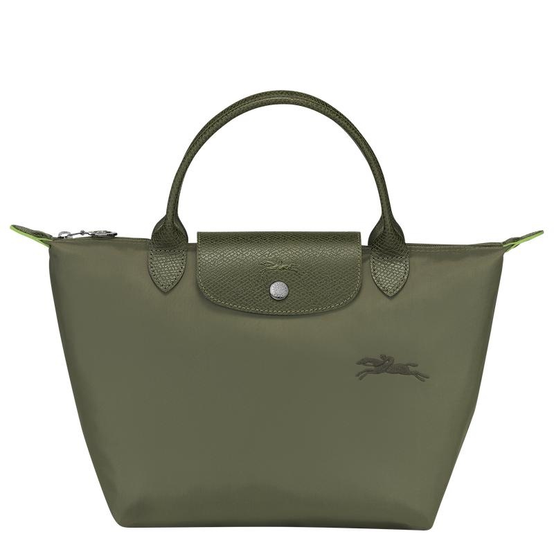 Forest Green Women\'s Longchamp Le Pliage Green S Handbags | BYXKW-4258