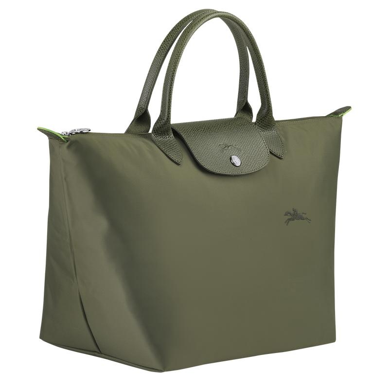 Forest Green Women's Longchamp Le Pliage Green M Handbags | NZUOB-7201