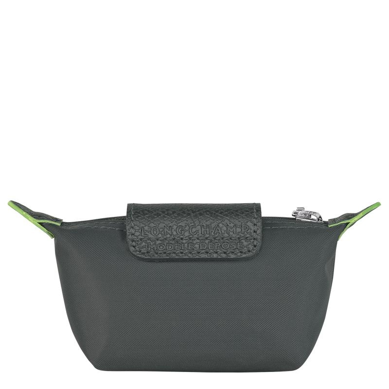 Graphite Grey Men's Longchamp Le Pliage Green Coin Purses | TANQF-8247