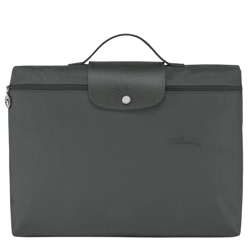 Graphite Grey Men\'s Longchamp Le Pliage Green S Briefcase | XNZFM-7062