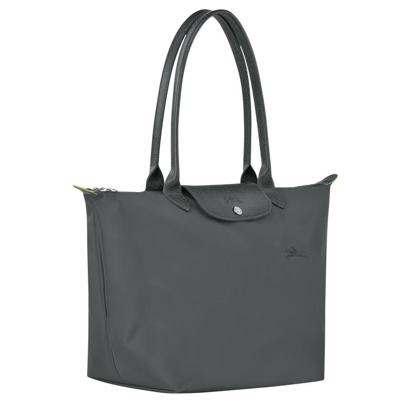 Graphite Grey Women's Longchamp Le Pliage Green L Tote Bag | OHBLS-3048