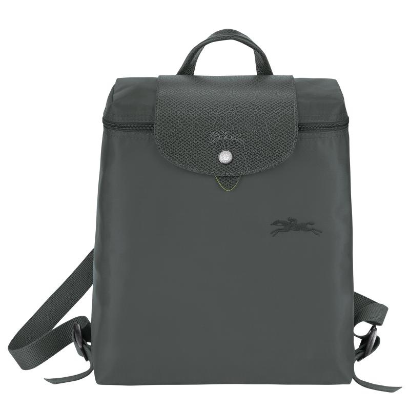 Graphite Grey Women\'s Longchamp Le Pliage Green M Backpacks | FYMPB-8302