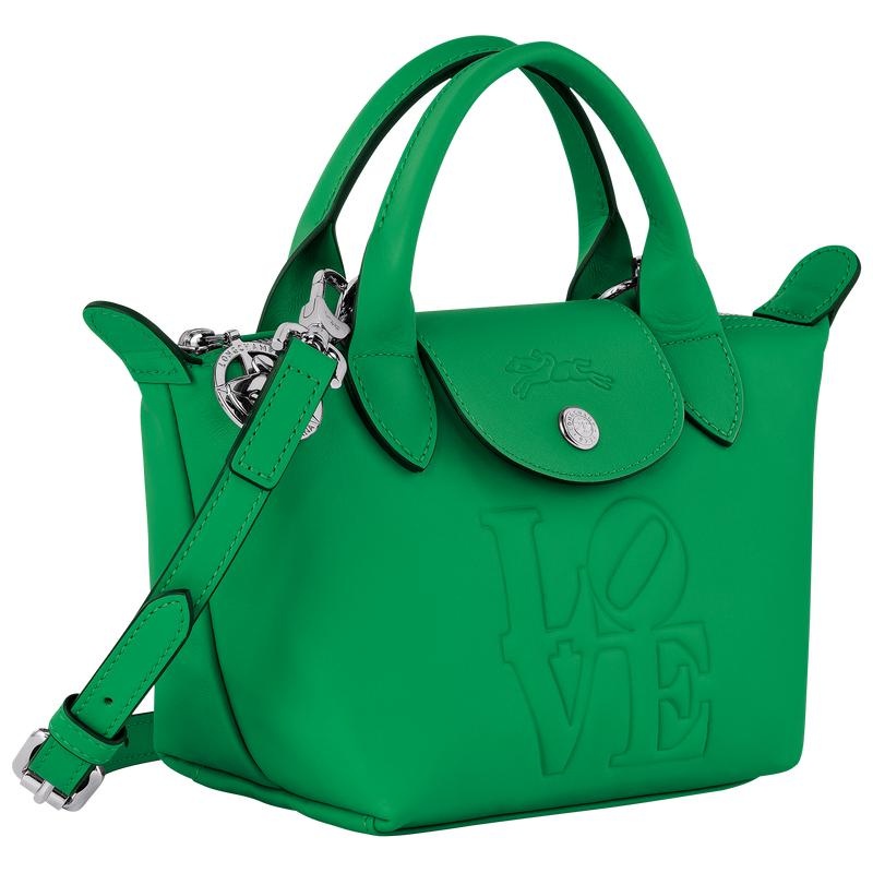 Green Men's Longchamp x Robert Indiana XS Handbags | ELZWA-8734