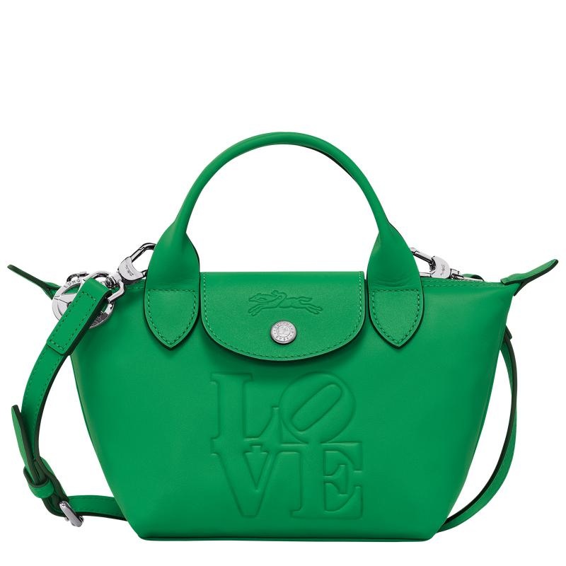 Green Men\'s Longchamp x Robert Indiana XS Handbags | ELZWA-8734