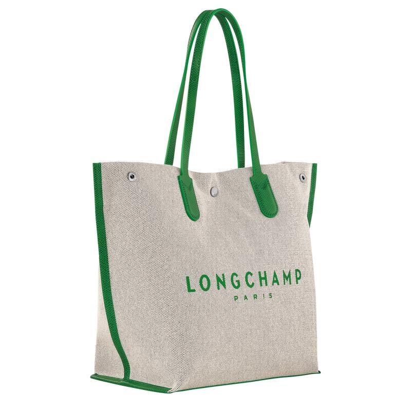 Green Women's Longchamp Essential L Tote Bag | ISAHD-6928