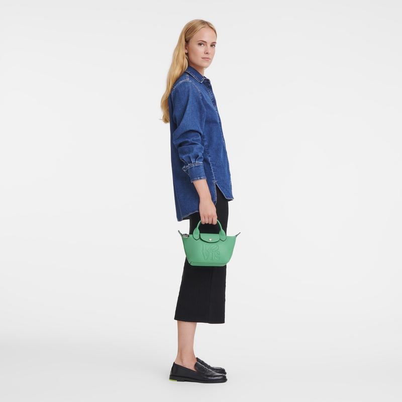 Green Women's Longchamp x Robert Indiana XS Handbags | SVMBR-8352