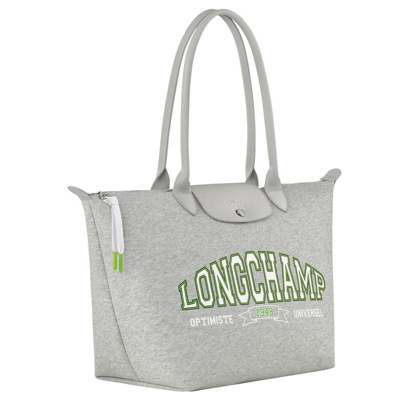 Grey Women's Longchamp Le Pliage Collection L Tote Bag | QEDXN-0741