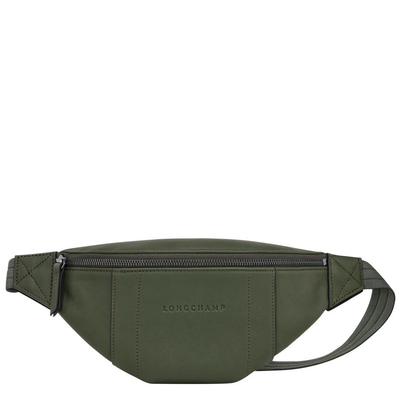 Khaki Men\'s Longchamp 3D S Belt Bags | VYKHZ-4908