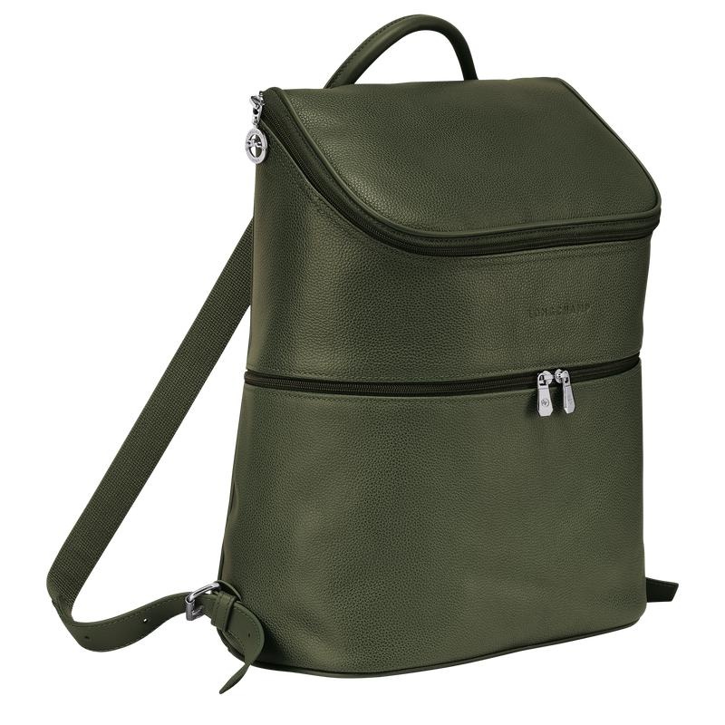 Khaki Men's Longchamp Le Foulonné Backpacks | IWJTM-4659