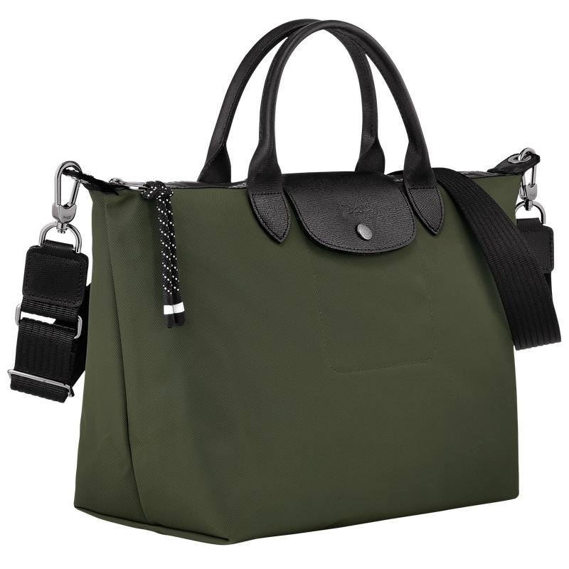 Khaki Men's Longchamp Le Pliage Energy L Handbags | WPGVQ-7968