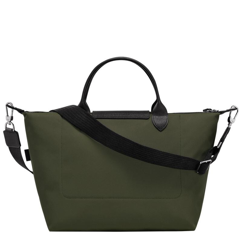 Khaki Men's Longchamp Le Pliage Energy L Handbags | WPGVQ-7968