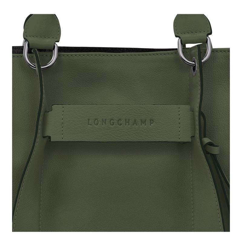 Khaki Women's Longchamp 3D L Handbags | FYRZP-7451