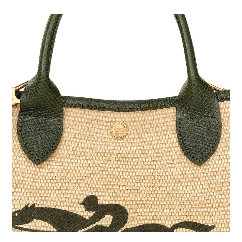 Khaki Women's Longchamp Le Panier Pliage S Basket Bag | ZQKEM-2476