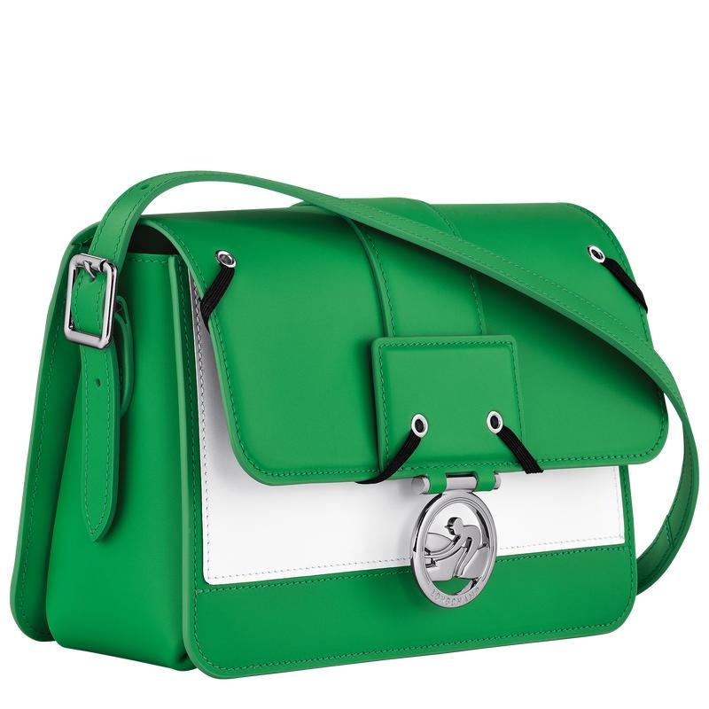 Lawn Green Women's Longchamp Box-Trot M Crossbody Bags | XNWVC-7065