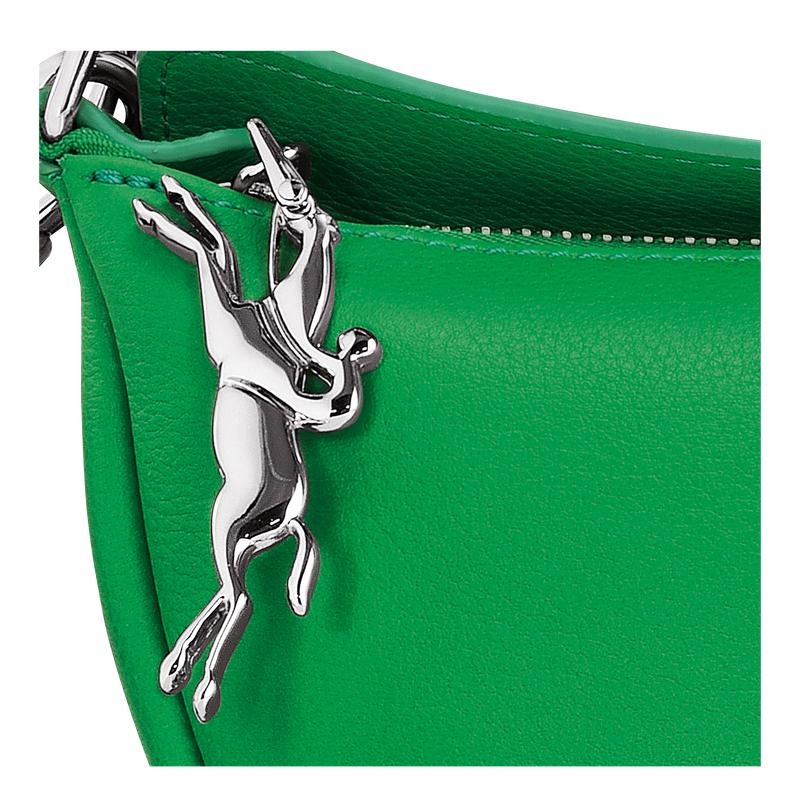 Lawn Green Women's Longchamp Smile S Crossbody Bags | NWREC-8632