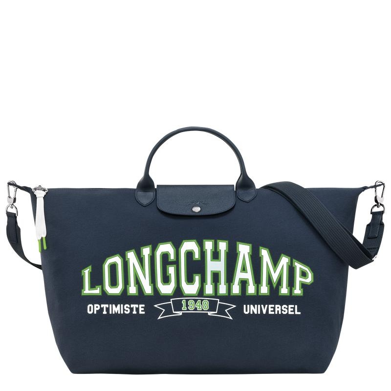 Navy Men\'s Longchamp Le Pliage Collection Travel Bags | GXQBM-0953