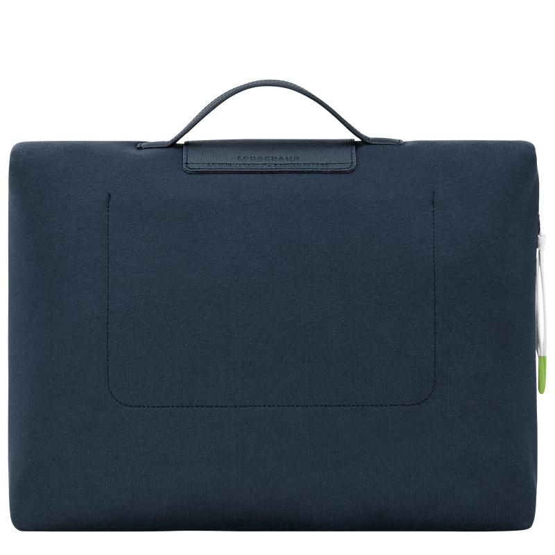 Navy Men's Longchamp Le Pliage Collection Briefcase | KMWZU-1849