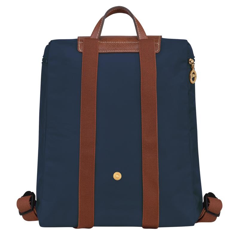 Navy Men's Longchamp Le Pliage Original M Backpacks | NFOQU-5928