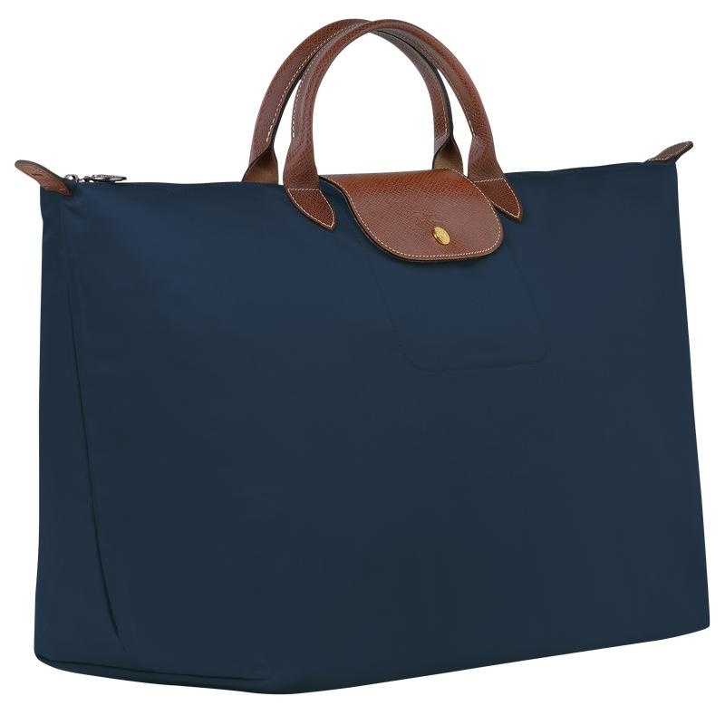 Navy Men's Longchamp Le Pliage Original S Travel Bags | USPLE-0968