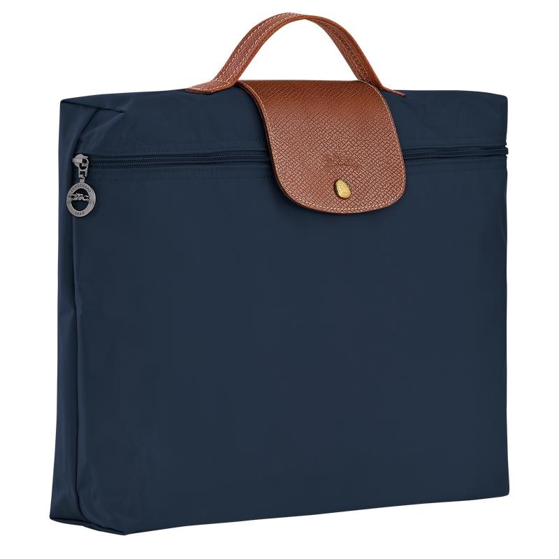 Navy Men's Longchamp Le Pliage Original S Briefcase | SXLEC-3108