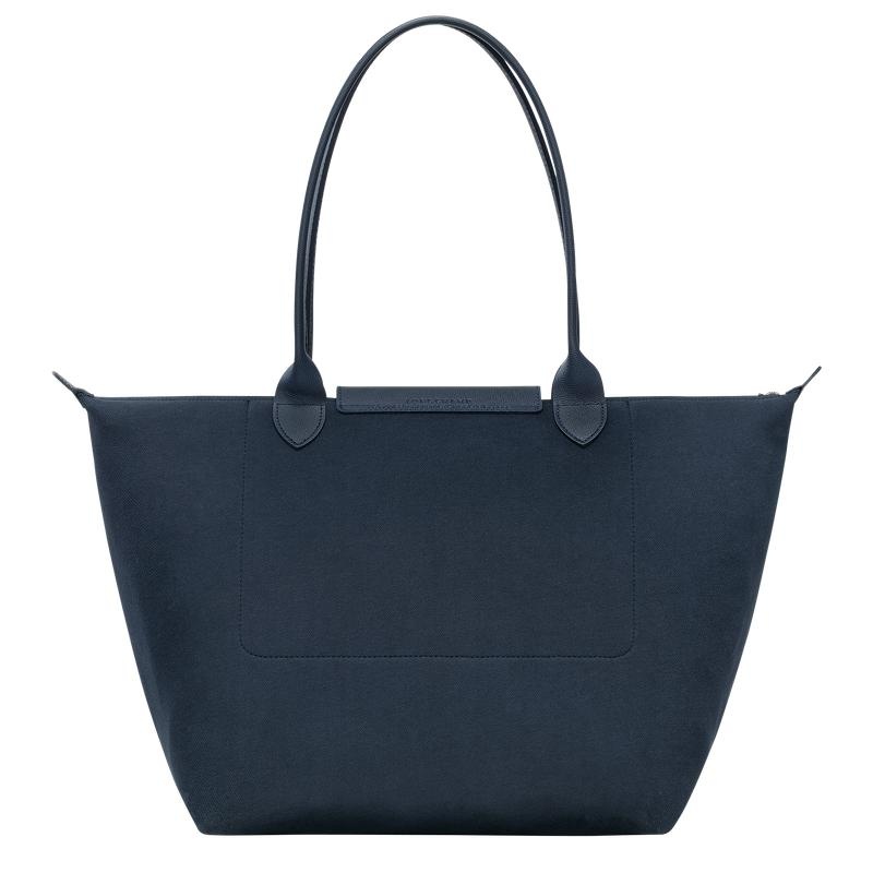 Navy Women's Longchamp Le Pliage Collection L Tote Bag | HTRFS-6025